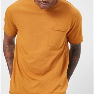 Burnt orange pocket tee